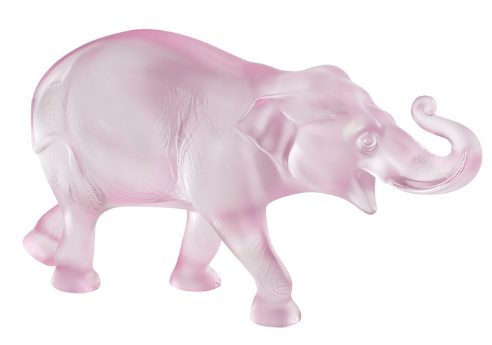 Статуэтка "Слон Sumatra" розовый Lalique
