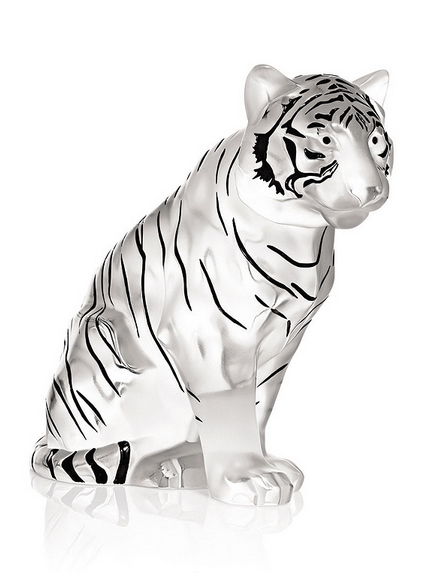 Статуэтка "Тигр" большой прозрачный Lalique