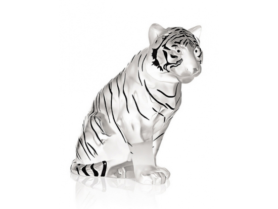 Статуэтка "Тигр" большой прозрачный Lalique
