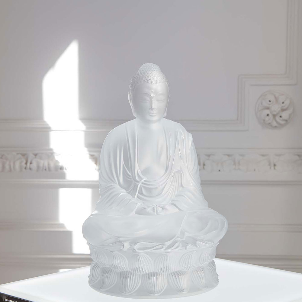 Статуэтка "Будда" прозрачная Lalique