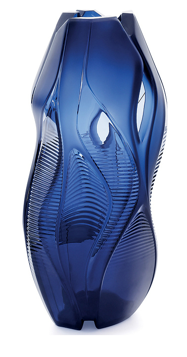 Ваза для цветов "Manifesto" синяя Lalique