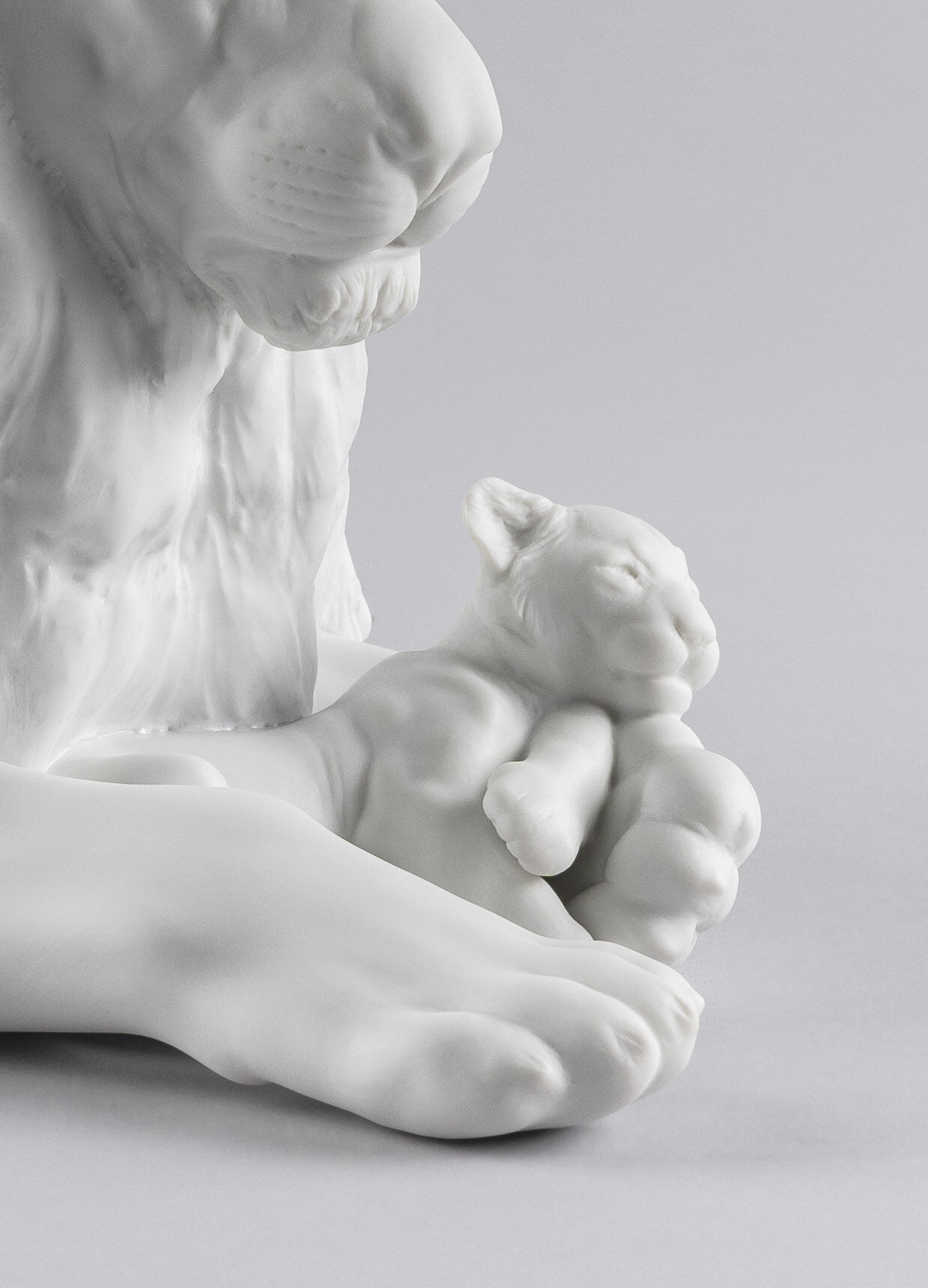Статуэтка "Лев со львёнком" Lladro