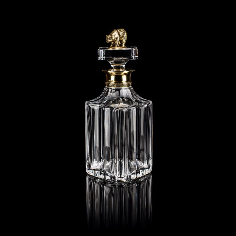Штоф для виски "Golden Bear" Tsar Faberge