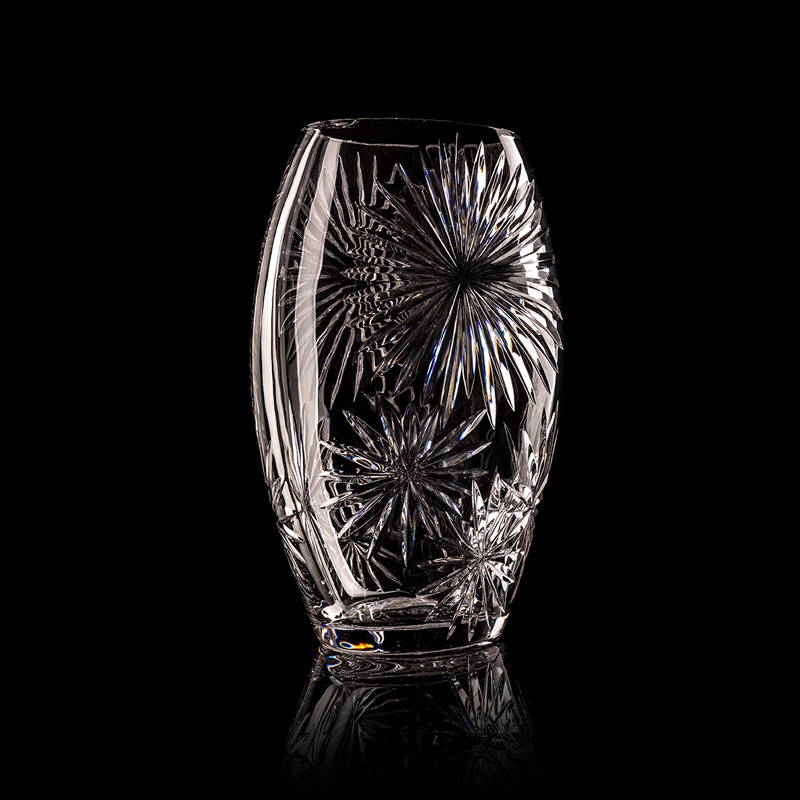 Ваза для цветов со звездами "Oval" прозрачная Faberge