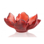 Ваза для фруктов "Tulipe" красная Daum