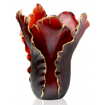 Ваза для цветов "Red & Gold Magnum" Daum (Лимитированная серия 25 экз.)