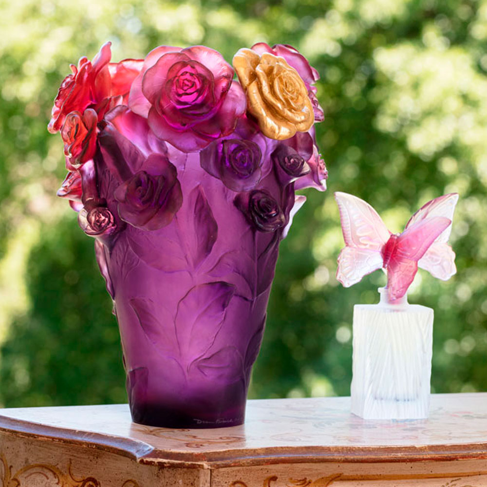 Ваза для цветов "Rose Passion" белый (h=35) Daum