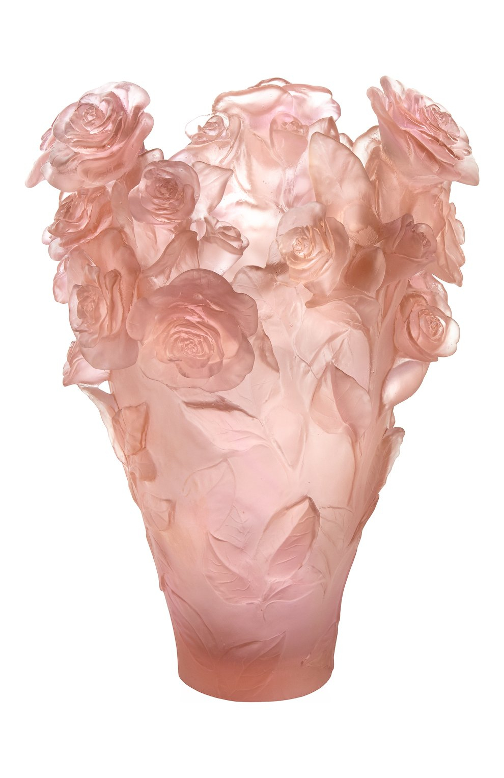Ваза для цветов "Rose Passion Magnum" розовая (h=53) Daum (Лимитированная серия 99 экз.)