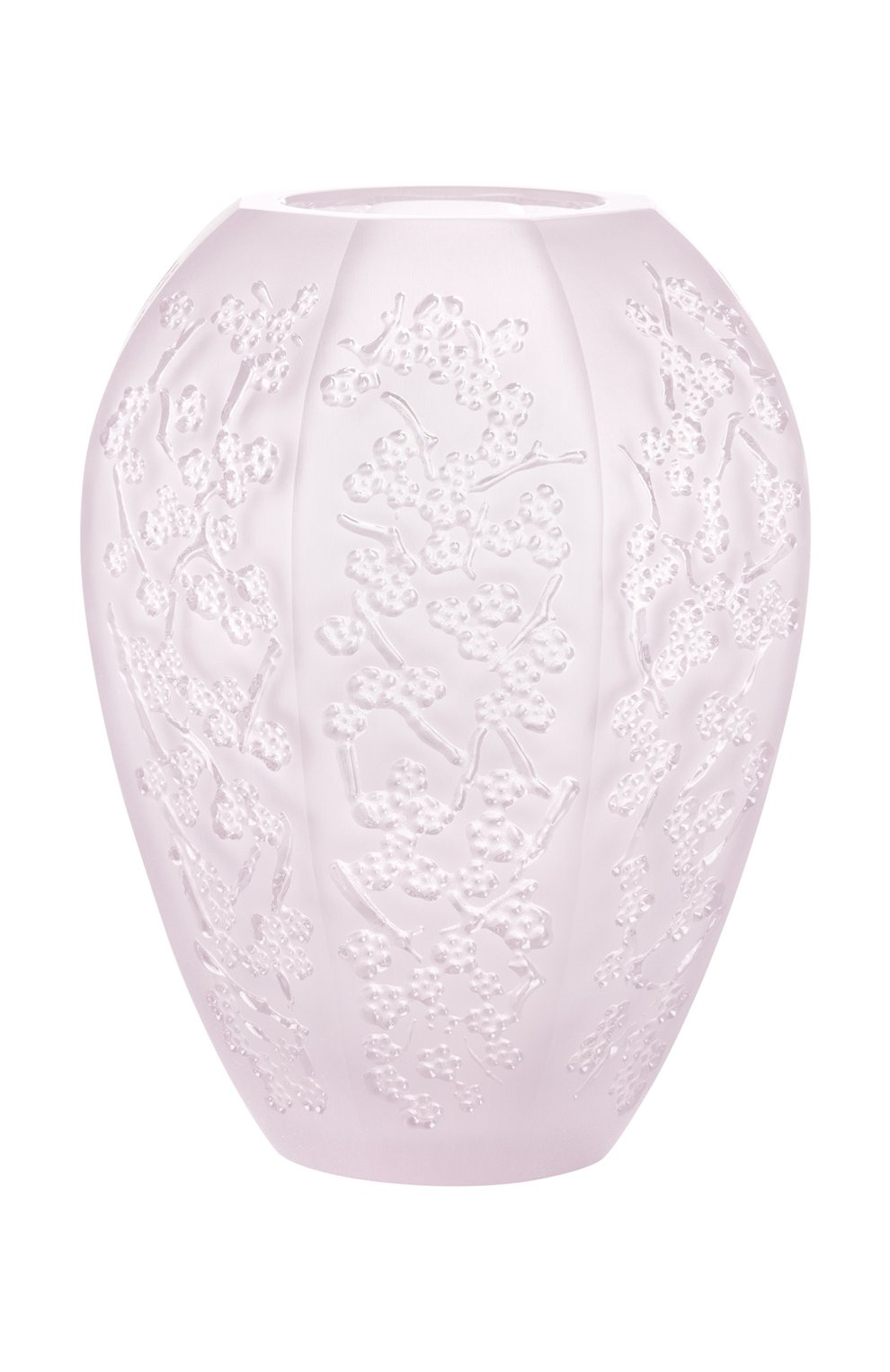 Ваза для цветов "Sakura" розовая H=14 Lalique