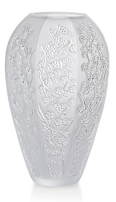 Ваза для цветов "Sakura" прозрачная H=17,5 Lalique