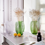 Ваза для цветов "Muguet" зелёная Lalique