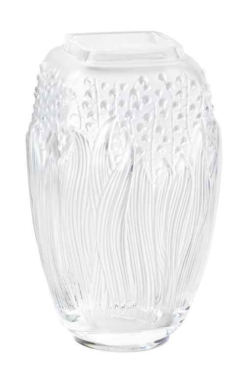 Ваза для цветов "Muguet" прозрачная Lalique