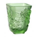 Ваза для цветов "Pivoines" зелёная Lalique