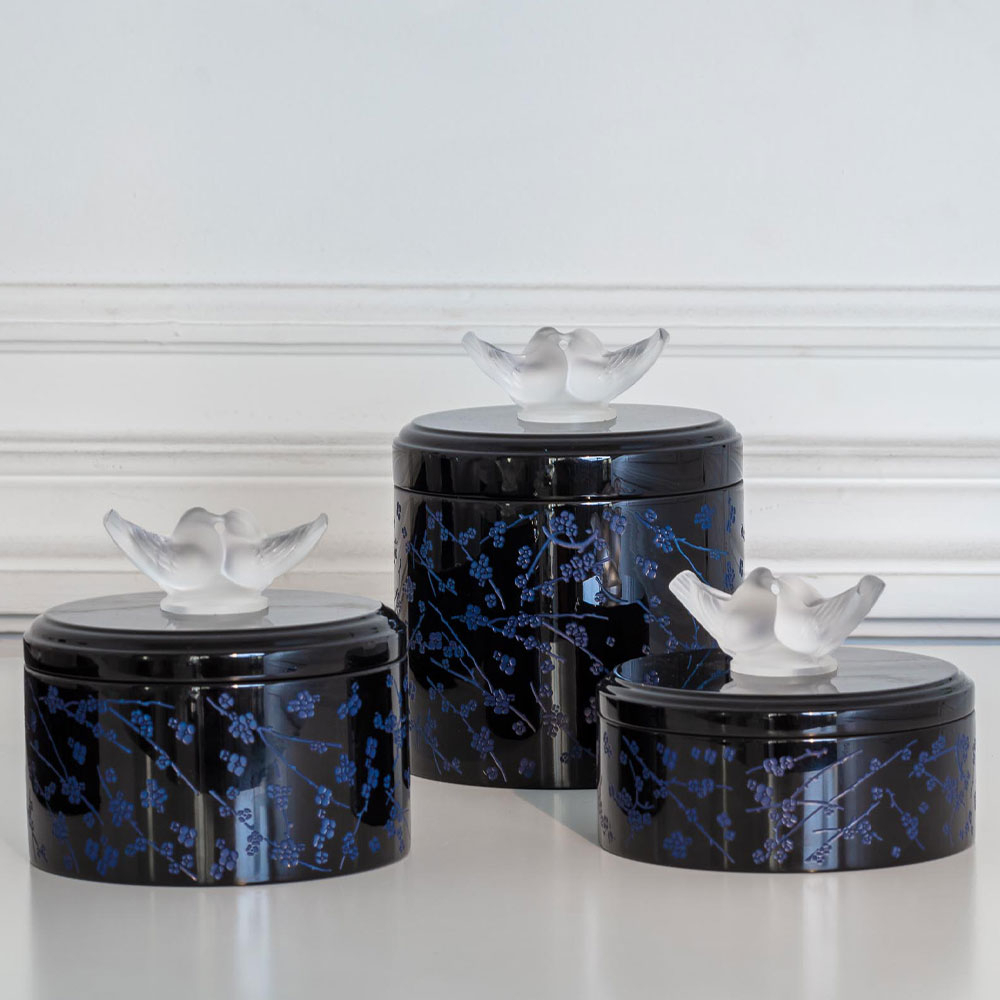 Шкатулка для украшений "FLEURS DE CERISIERS" H= 15,6 Lalique