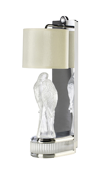 Бра 2 попугая прозрачный "Signature" Lalique