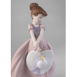 Статуэтка "Соломенная шляпа на ветру" Lladro