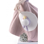 Статуэтка "Соломенная шляпа на ветру" Lladro