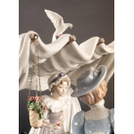 Статуэтка "Цветочный рынок" Lladro (Лимитированная серия 750 экз.)