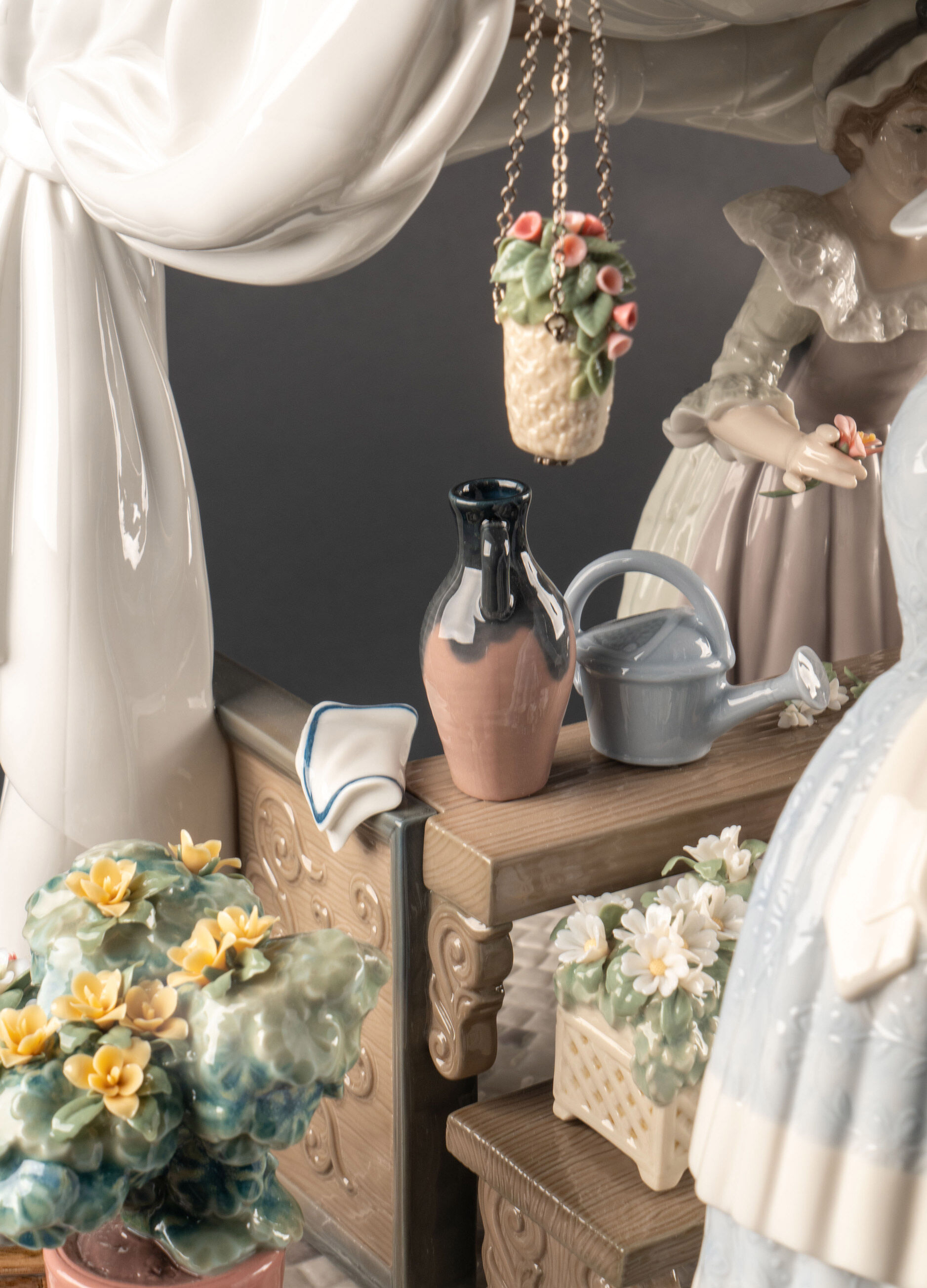 Статуэтка "Цветочный рынок" Lladro (Лимитированная серия 750 экз.)