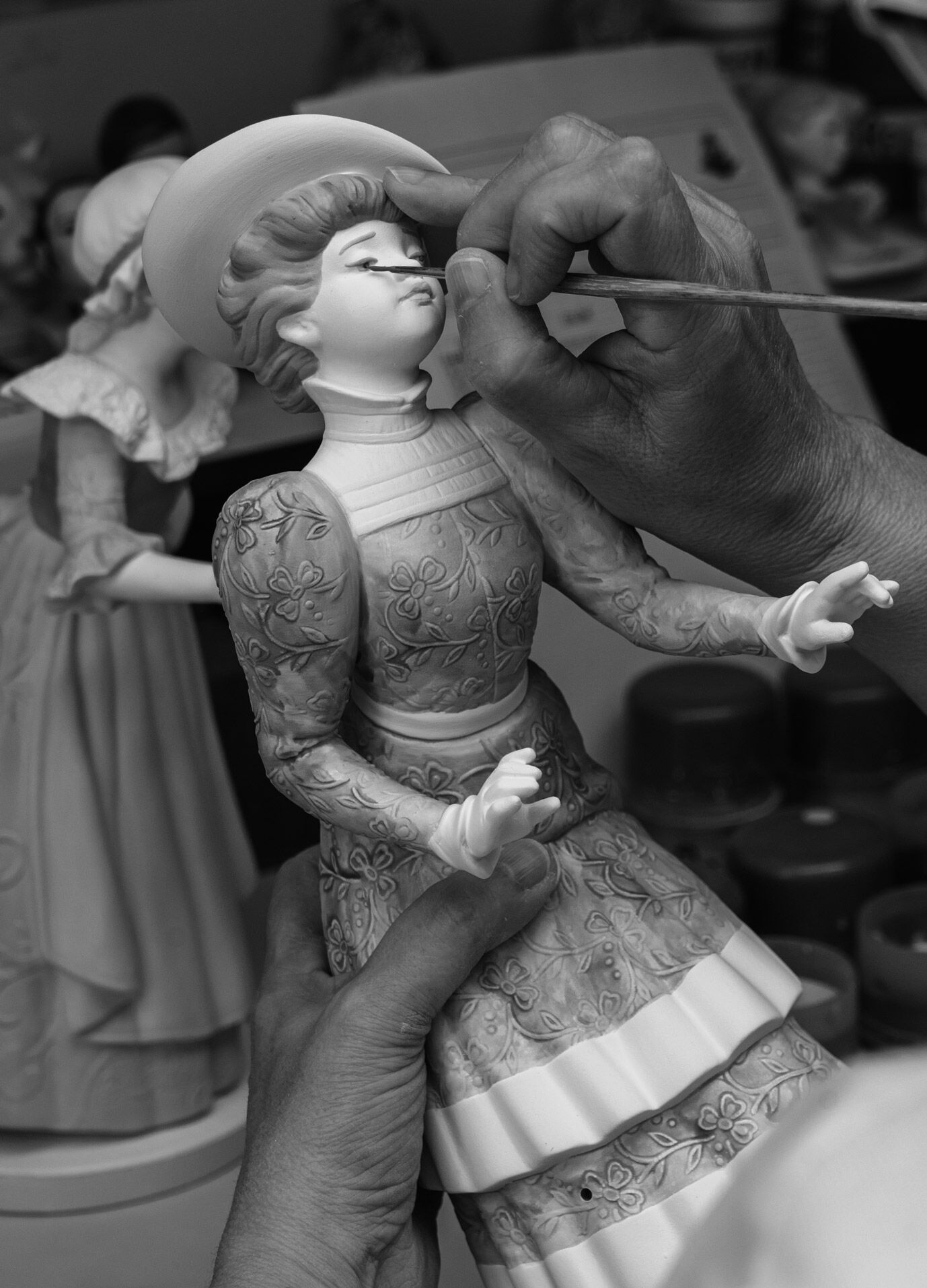 Статуэтка "Цветочный рынок" Lladro (Лимитированная серия 750 экз.)