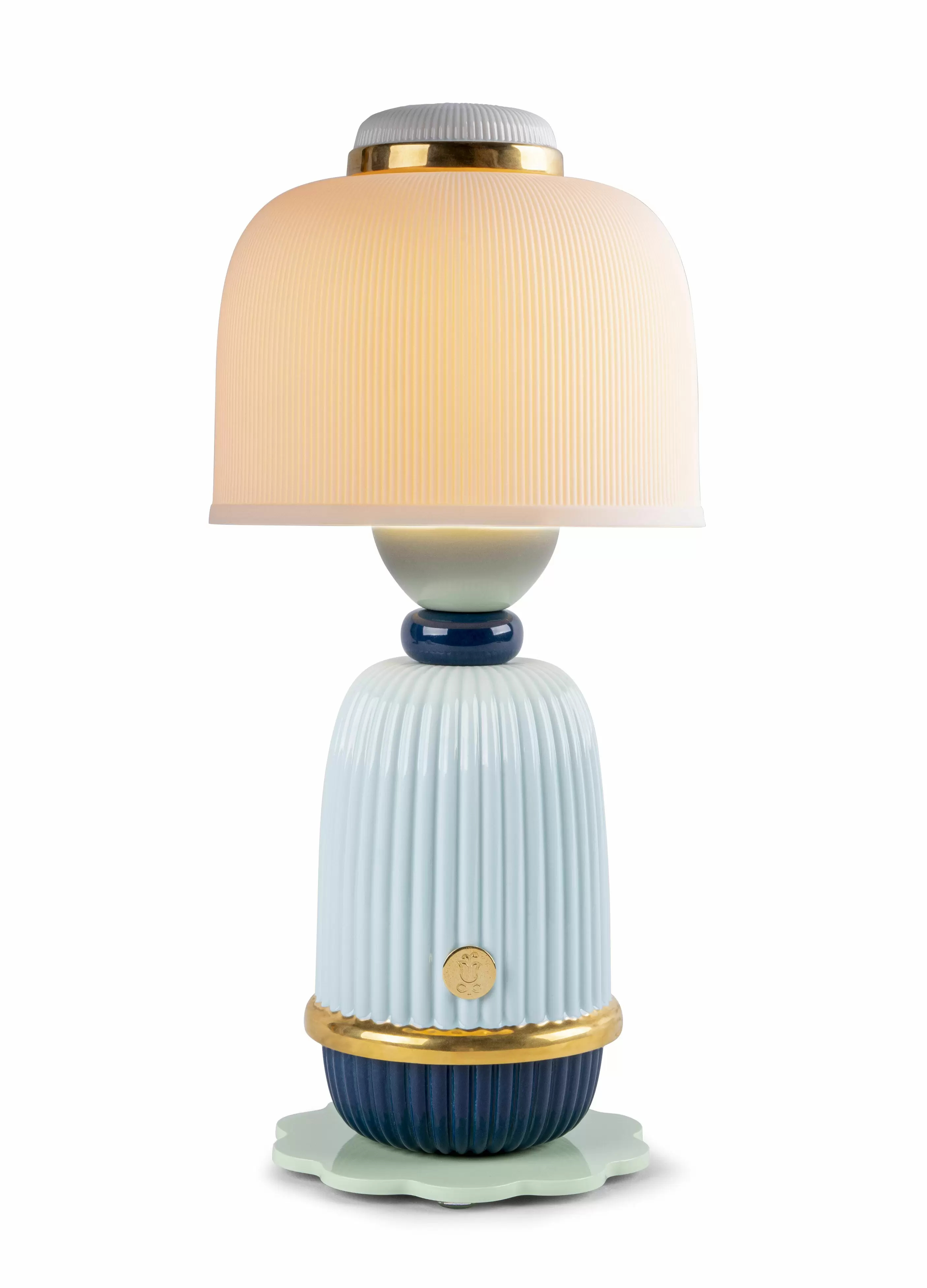 Настольная лампа "Kokeshi" голубая Lladro