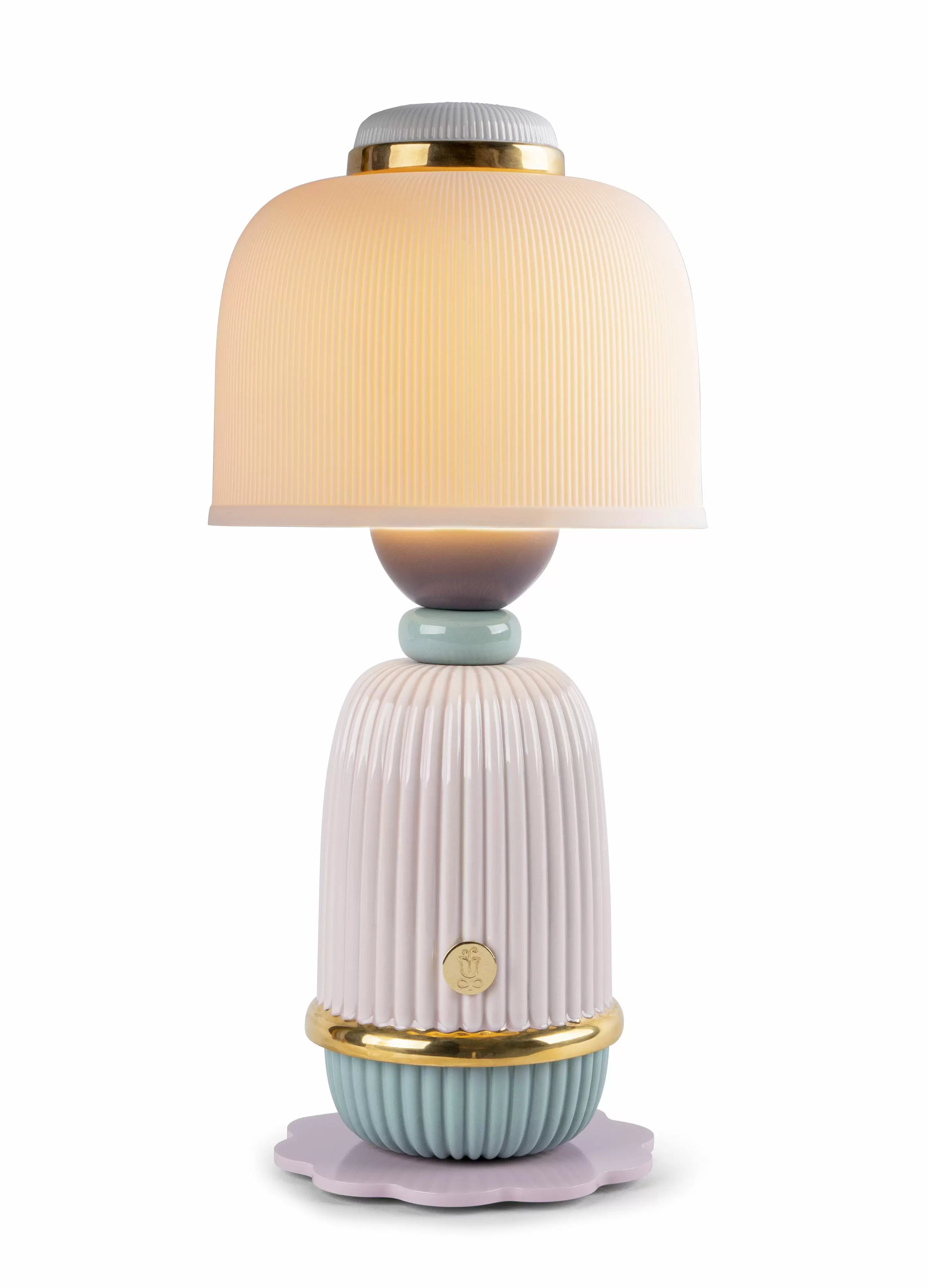 Настольная лампа "Kokeshi" розовая Lladro