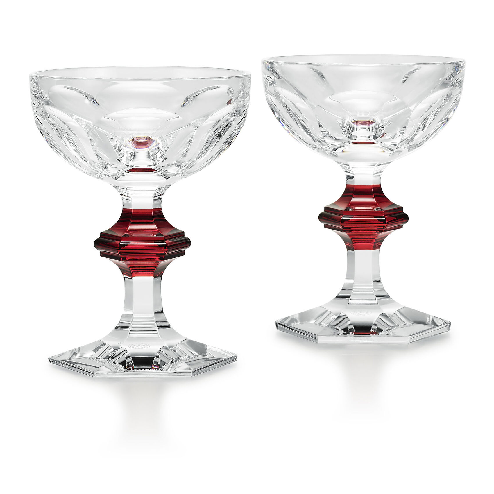 Набор из 2-х кубков с красной каплей Harcourt 1841 Baccarat