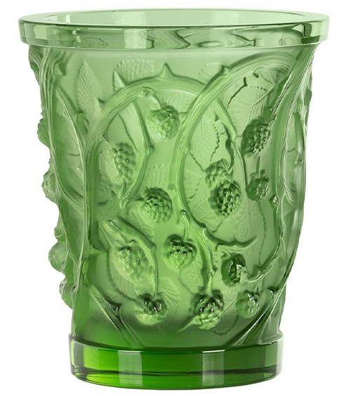 Ваза для цветов "Mures" зелёная Lalique