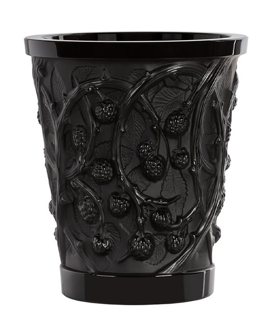 Ваза для цветов "Mures" чёрная Lalique
