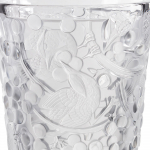 Ваза для цветов "Merles&Raisins" прозрачная Lalique