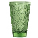 Ваза для цветов "Merles&Raisins" зелёная Lalique
