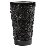 Ваза для цветов "Merles&Raisins" чёрная Lalique
