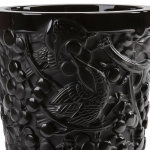 Ваза для цветов "Merles&Raisins" чёрная Lalique