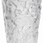 Ваза для цветов "Merles&Raisins" прозрачная Lalique