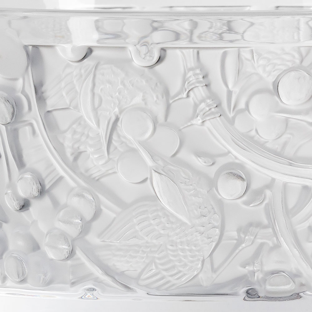 Ваза для фруктов прозрачная "Merles&Raisins" Lalique