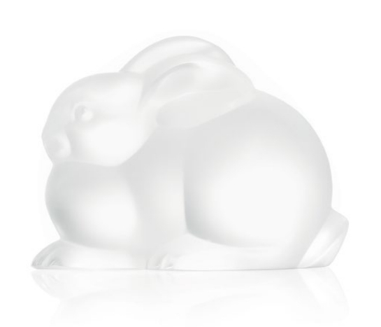 Статуэтка "Кролик отдыхающий" (прозрачный) Lalique