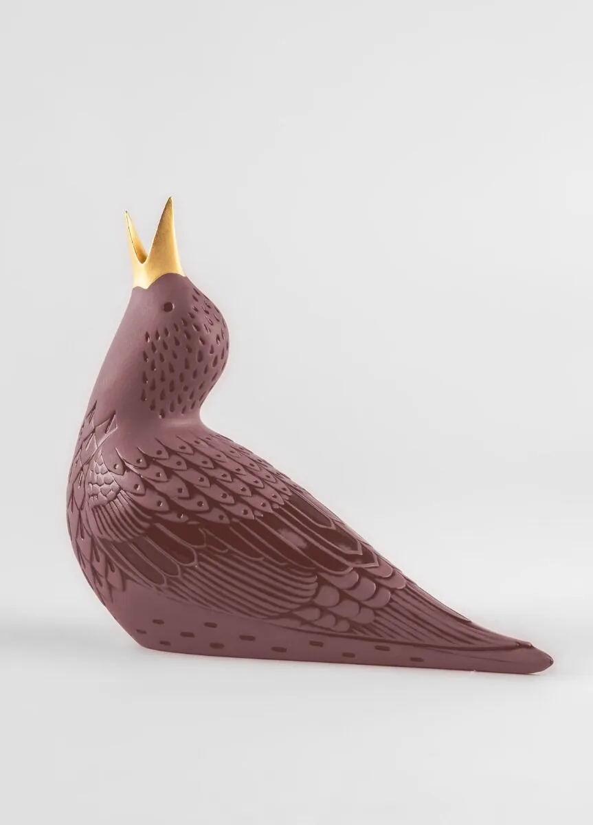 Статуэтка "Скворец I" коричневый Lladro