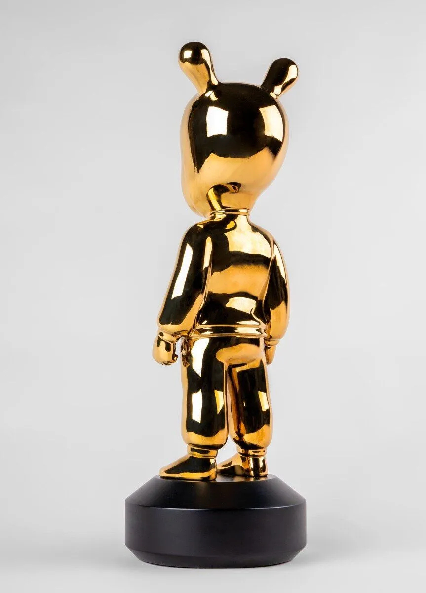 Статуэтка "Гость" золотой Lladro