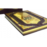 Книга "Святые покровители Земли Русской" в миниатюрах палеха (складень)