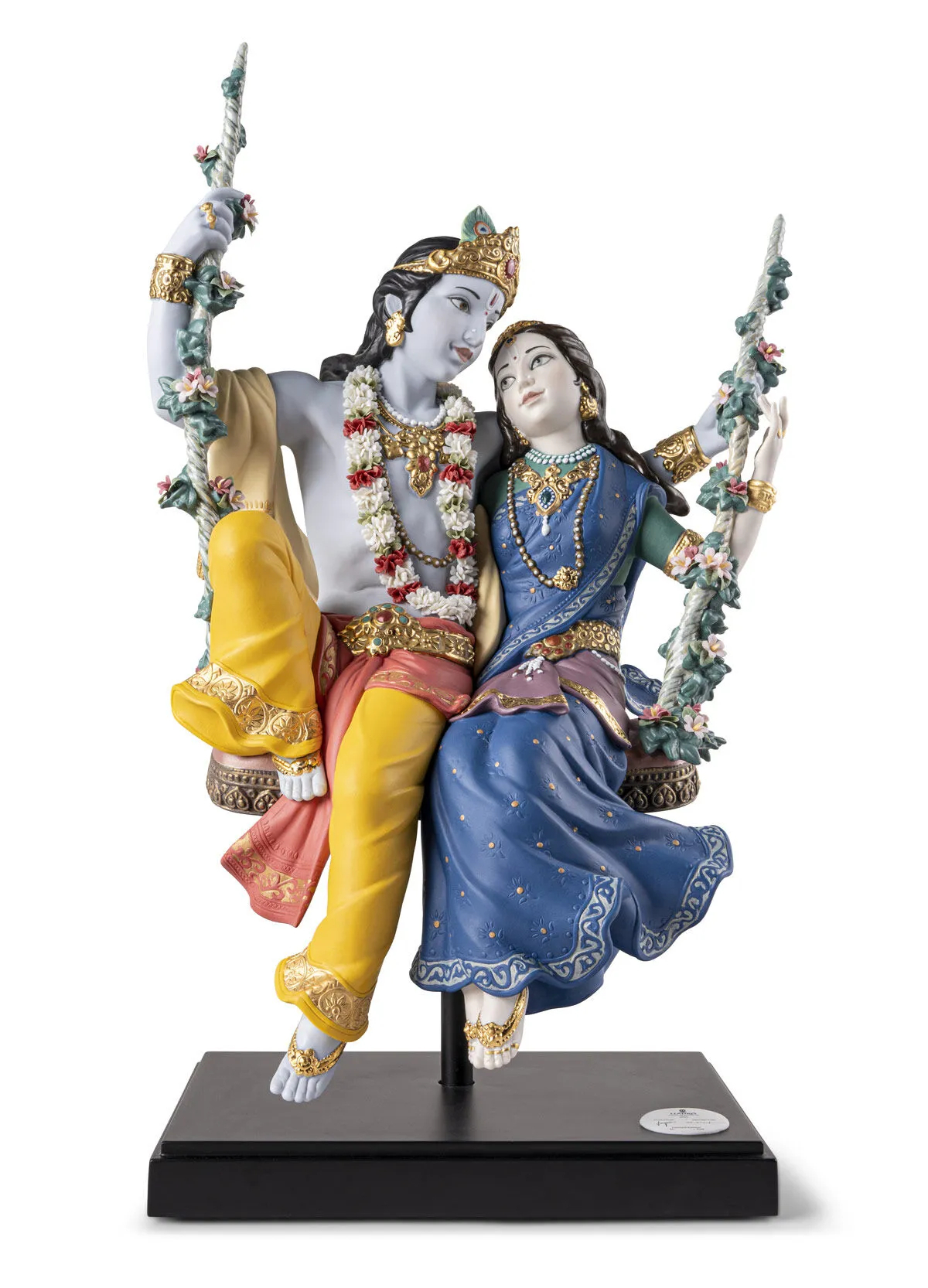 Статуэтка "Радхи Кришны на качелях" Lladro