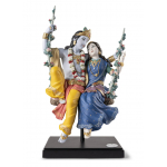 Статуэтка "Радхи Кришны на качелях" Lladro