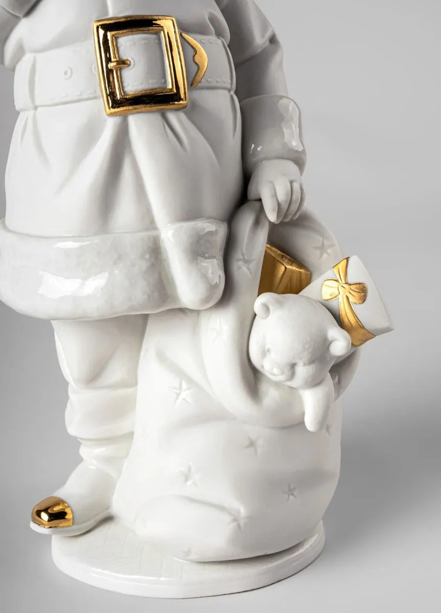 Статуэтка "Дед Мороз прибыл" Lladro