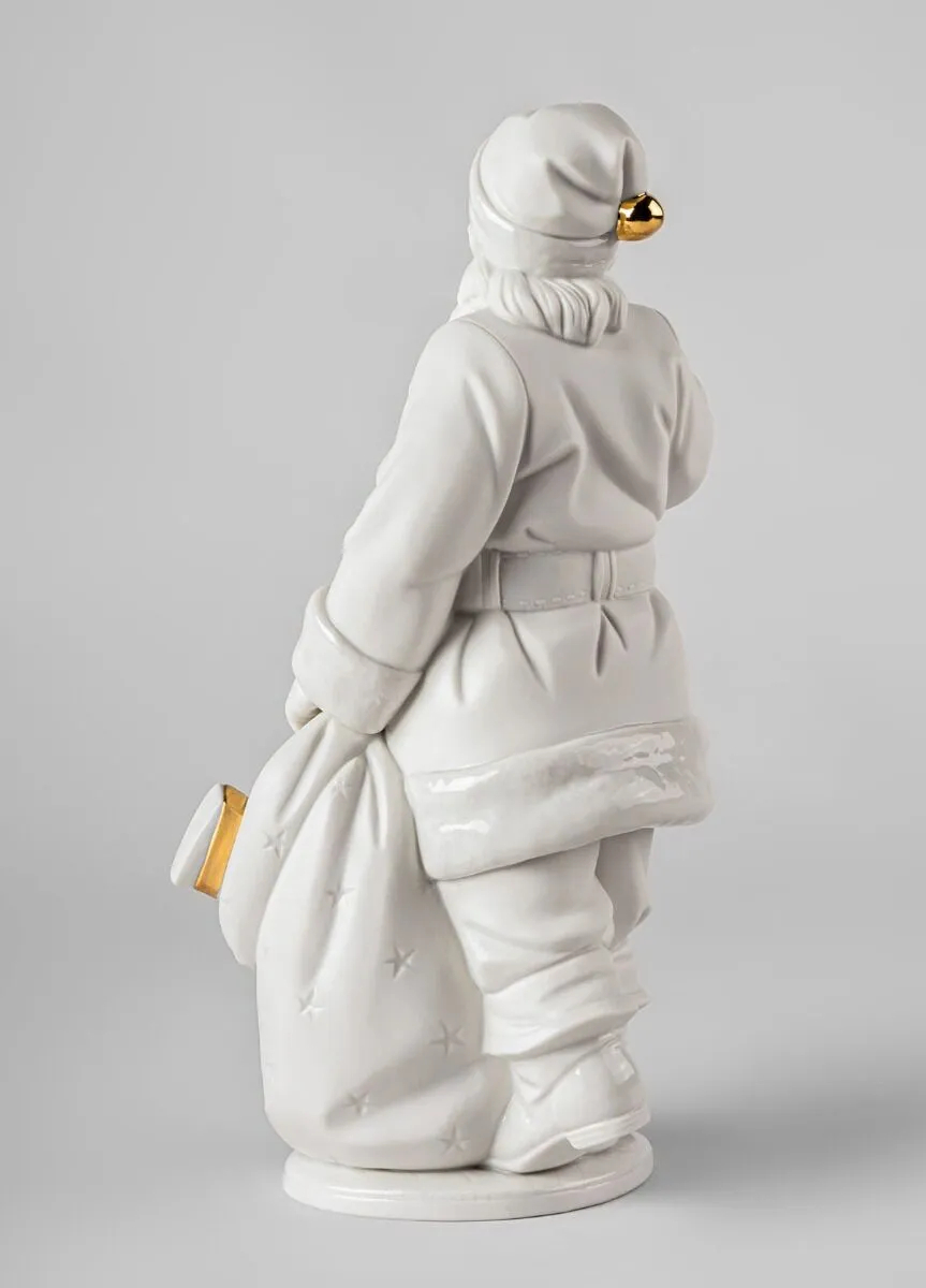 Статуэтка "Дед Мороз прибыл" Lladro