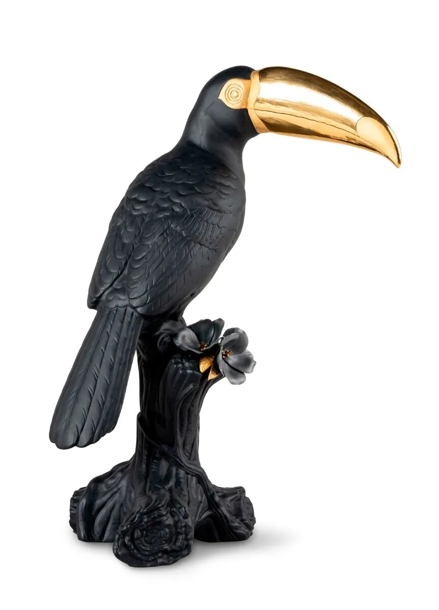 Статуэтка "Тукан" чёрный Lladro