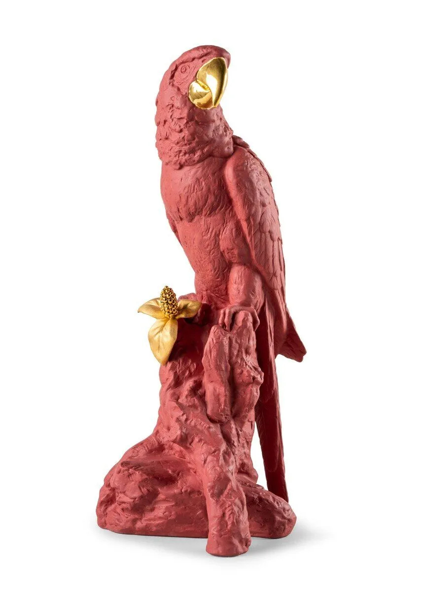 Статуэтка "Ара" чёрный Lladro
