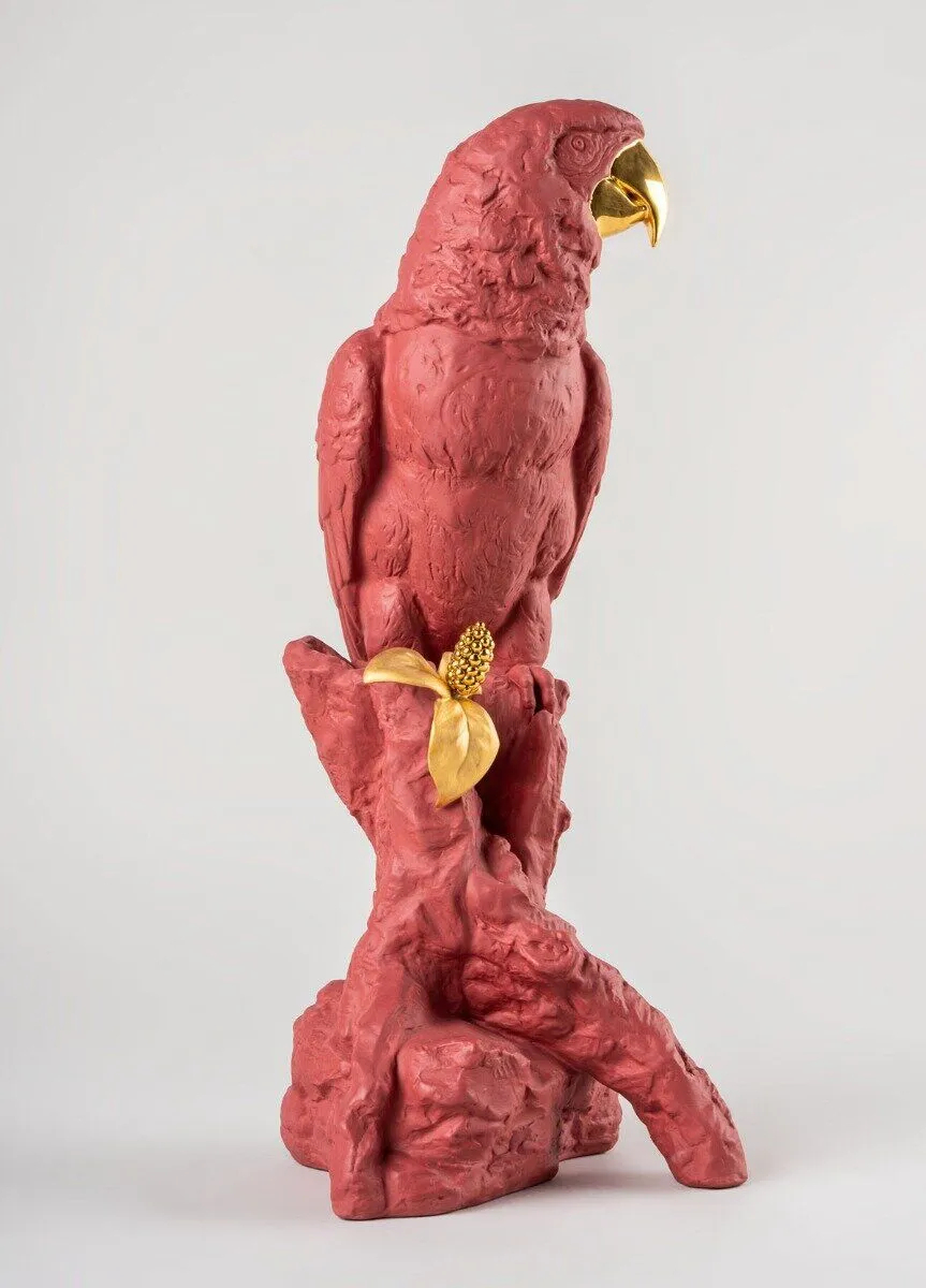 Статуэтка "Ара" чёрный Lladro