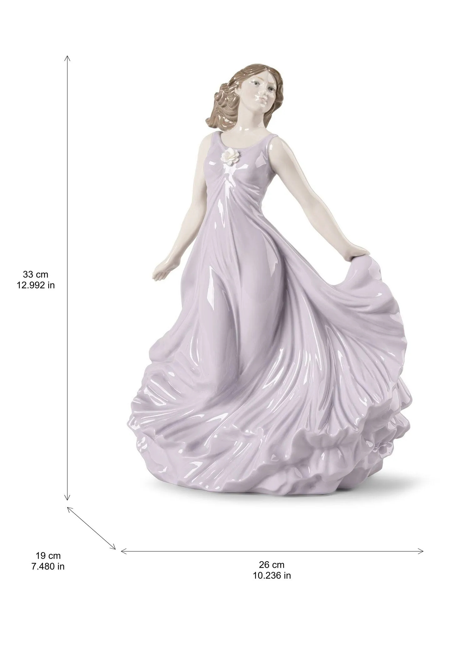 Статуэтка "Танцующая на ветру" Lladro